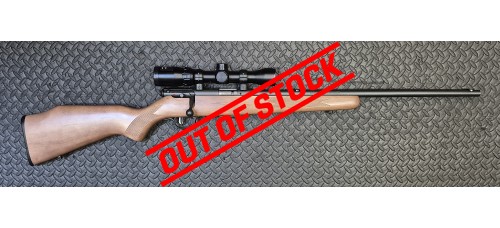 Savage 93 .22WMR 21" Barrel Bolt Action Rimfire Rifle Used with 1.5-4.5x32 Bushnell Banner Scope